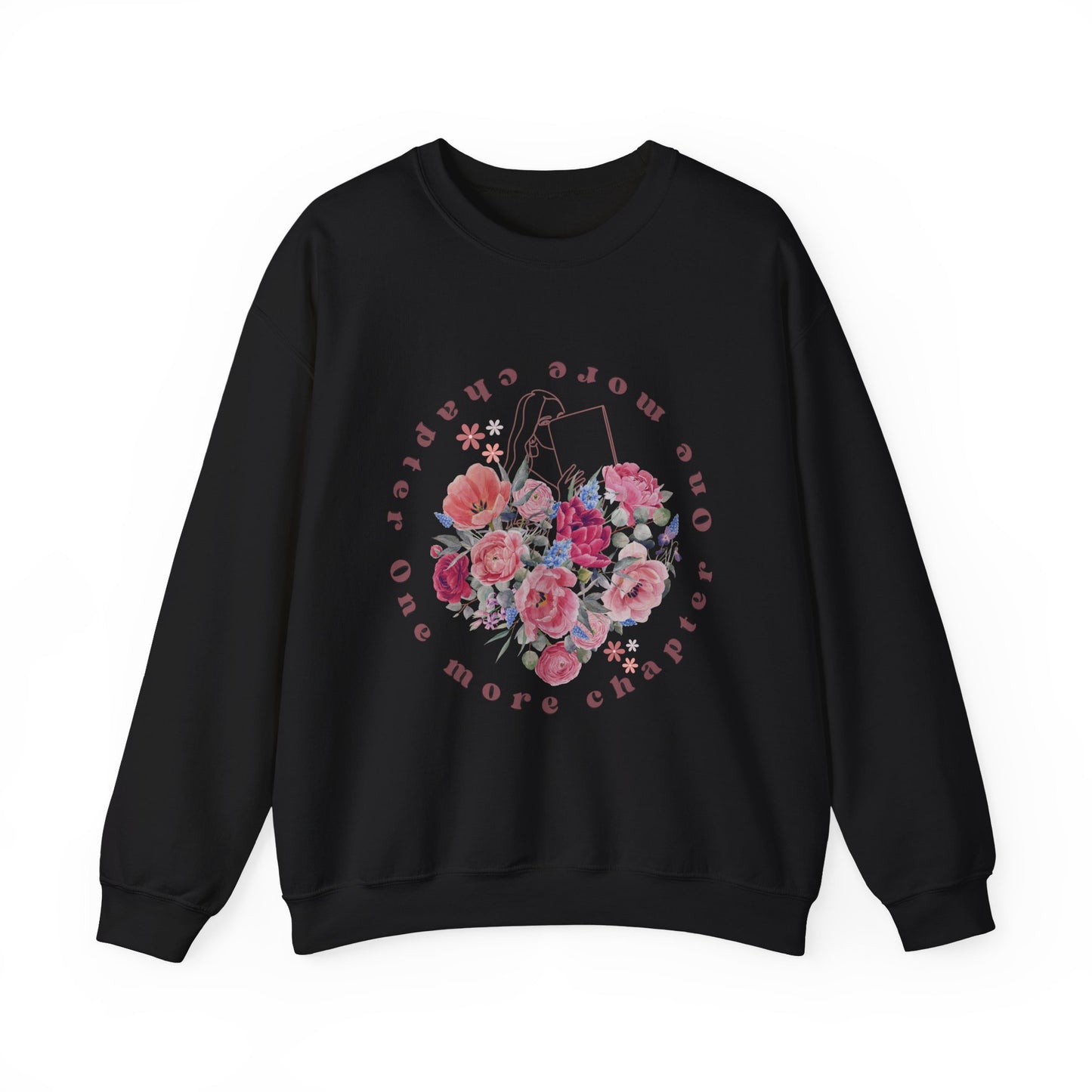 One More Chapter - Floral Crewneck Sweatshirt