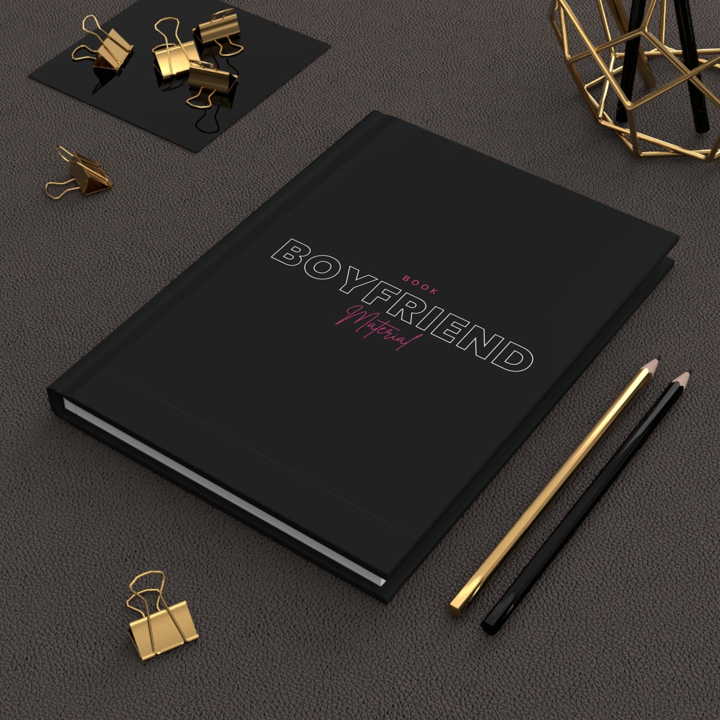 Book Boyfriend Material - Hardcover Journal - Matte