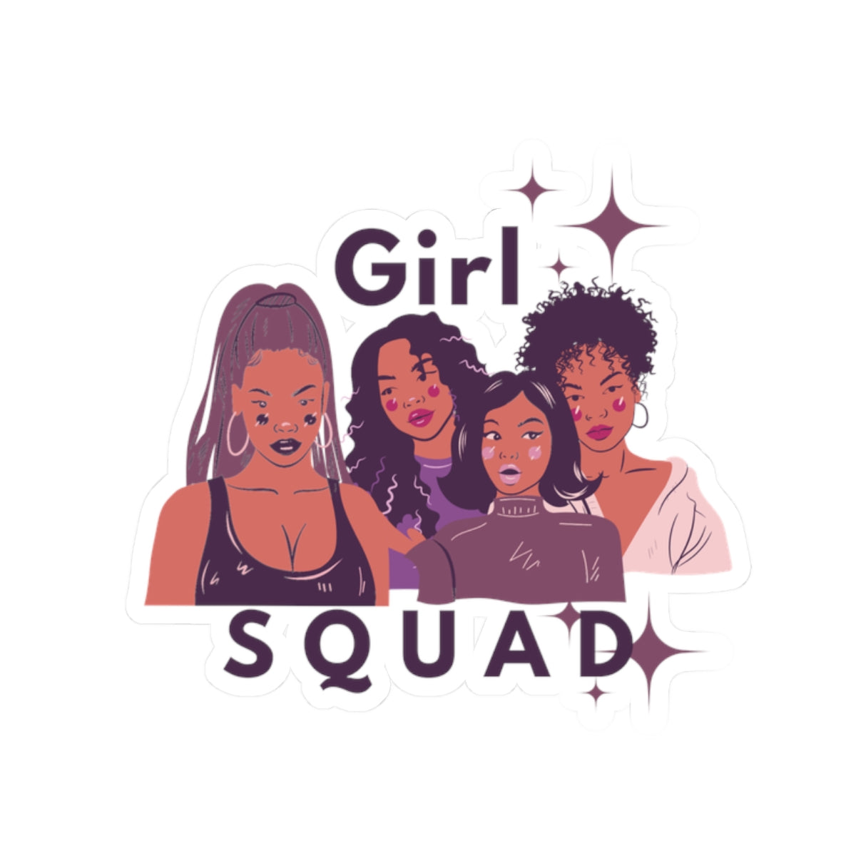 Girl Squad Kiss-Cut Sticker