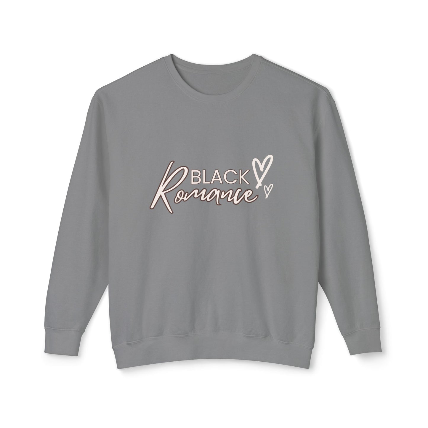 Black Romance - Comfort Colors® Unisex Lightweight Crewneck Sweatshirt