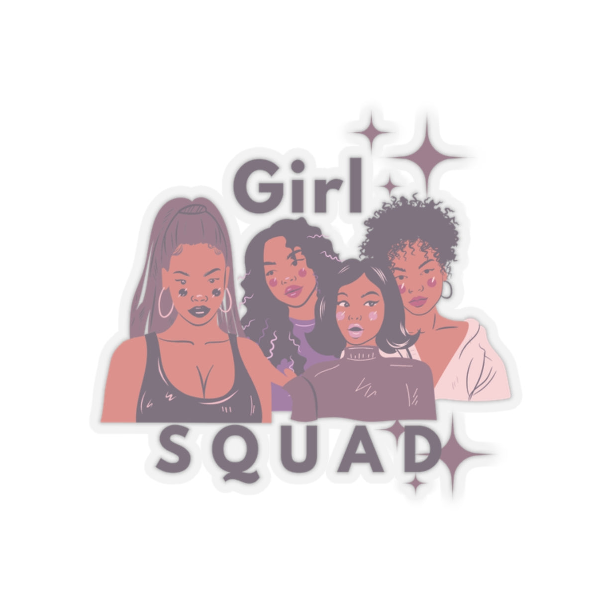 Girl Squad Kiss-Cut Sticker