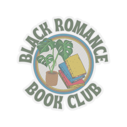 Black Romance Book Club Kiss-Cut Sticker