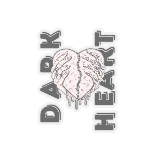 Dark Heart Kiss-Cut Sticker