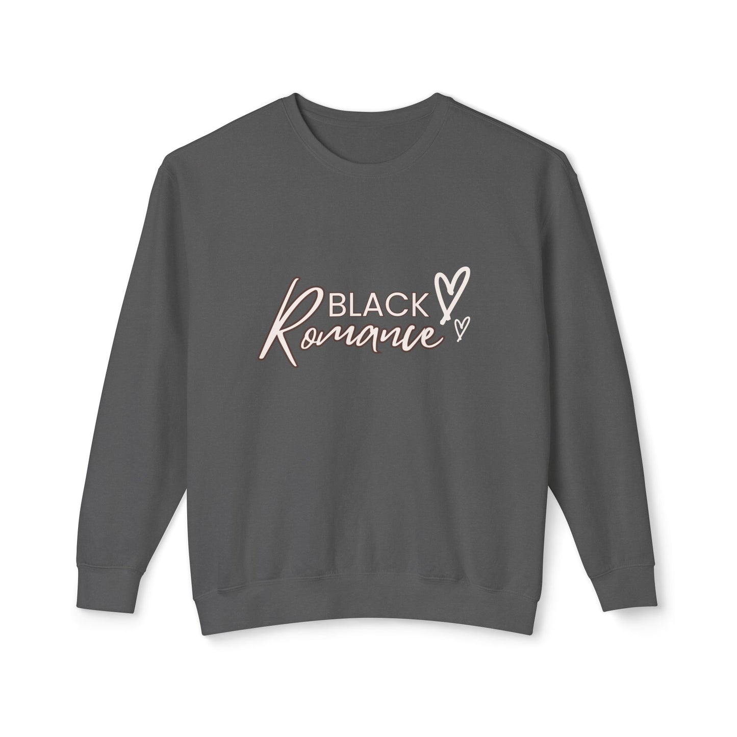 Black Romance - Comfort Colors® Unisex Lightweight Crewneck Sweatshirt