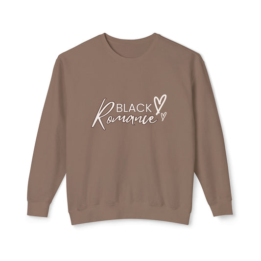 Black Romance - Comfort Colors® Unisex Lightweight Crewneck Sweatshirt