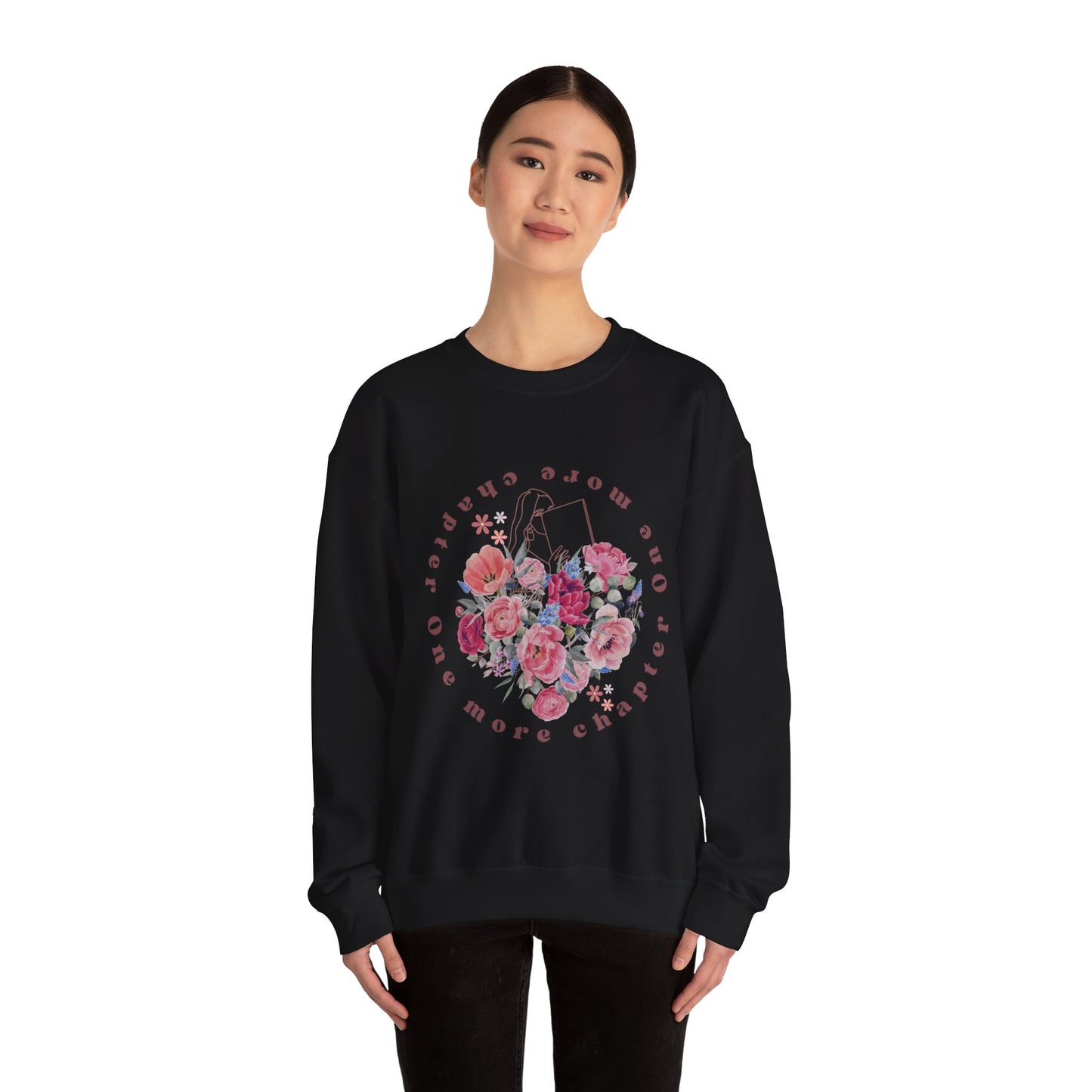 One More Chapter - Floral Crewneck Sweatshirt