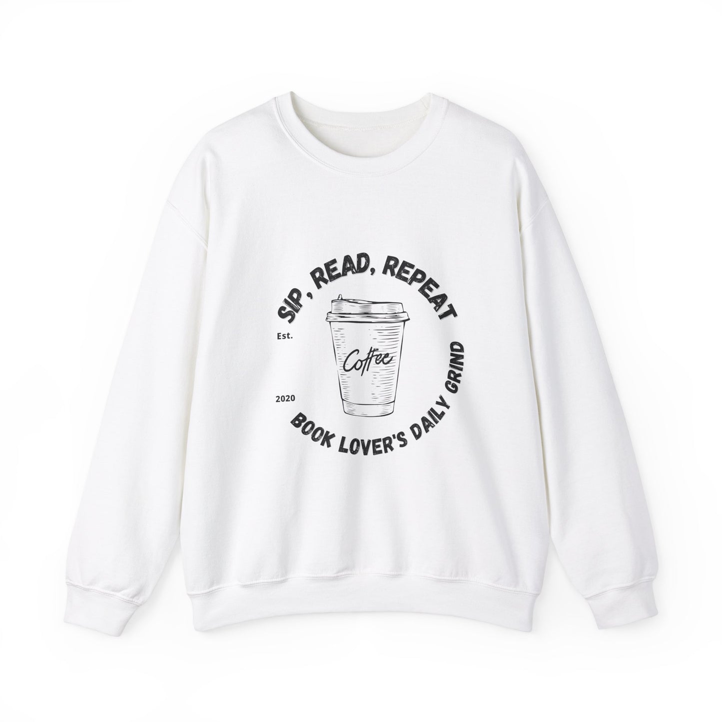 Sip, Read, Repeat - Unisex Heavy Blend™ Crewneck Sweatshirt